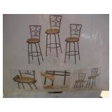 NIB 6 JCP Home barstools