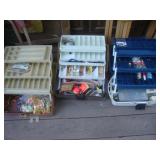3 cases of fishing tackle