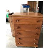 5 drawer chest on castors