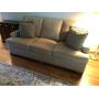 Steelflex sofa w tan upholstery