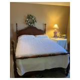 Antique 4 poster bed, full size