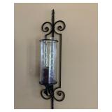 One of pair of large sconces