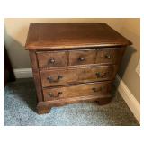 One of pair of matched nightstands