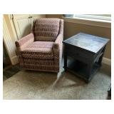 Swivel glider chair, Kirkwood designs