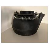 Cast iron tea kettle