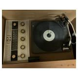 Garrard turntable in Emerson console