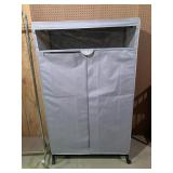 Covered clothes rack