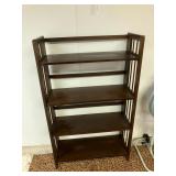 New, unused folding wood shelf
