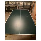 Ping pong table opened up