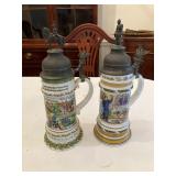 2 Kaiser lithophane steins