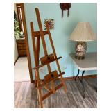 Large solid wood easel