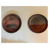 Pottery plates