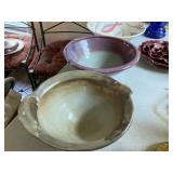 Pottery mixing bowl