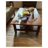 Mission oak coffee table
