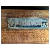 Label on drafting table