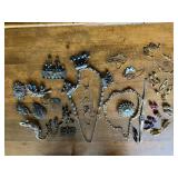 Antique costume jewelry