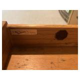 label inside Alma desk