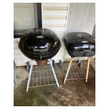 Backyard charcoal grills