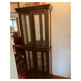 Tall curio cabinet