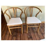 Pair of Chinese revival chairs