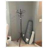 Bentwood coat tree, contemporary rugs