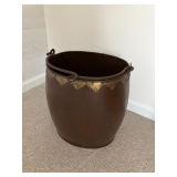 Brass & iron bucket