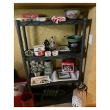 Plastic shelf, Christmas decor