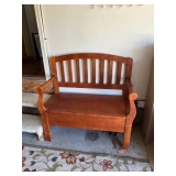 Bench with storage under seat