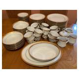Large set of Noritake "Essex Gold"