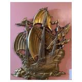1958 Vintage ship wall hanging