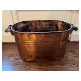 Solid copper boiler tub