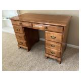 Solid maple desk