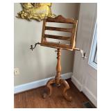 Beautiful wooden music stand