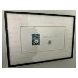Framed "Courage..." print