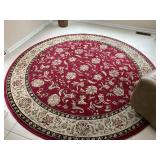 Round rug, 8