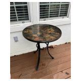 Patio table w slate top