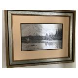 Signed Jamie Wyeth etching on sterling silver 