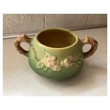 Roseville Pottery sugar bowl "Apple Blossom"
