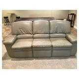 La-Z-Boy leather sofa w reclining ends
