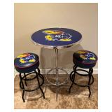 KU bar table w 2 stools