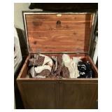 Interior of Lane cedar chest