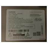 Label on Samsung TV