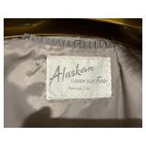 Label on fur coat