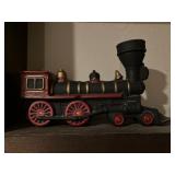 Steam engine whiskey bottle