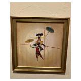 Signed Farra Acrobats print