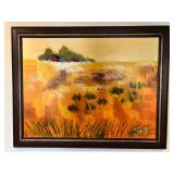 Large signed painting