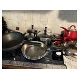 FArberware stainless steel pots and pans