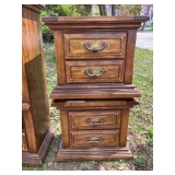 Pair matching oak nite stands