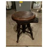 Antique piano stool