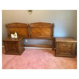 Thomasville king headboard, Thomasville matching nightstands